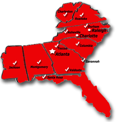 CourierNet courier service, routed delivery service, business delivery, same-day courier, and same-day delivery service locations